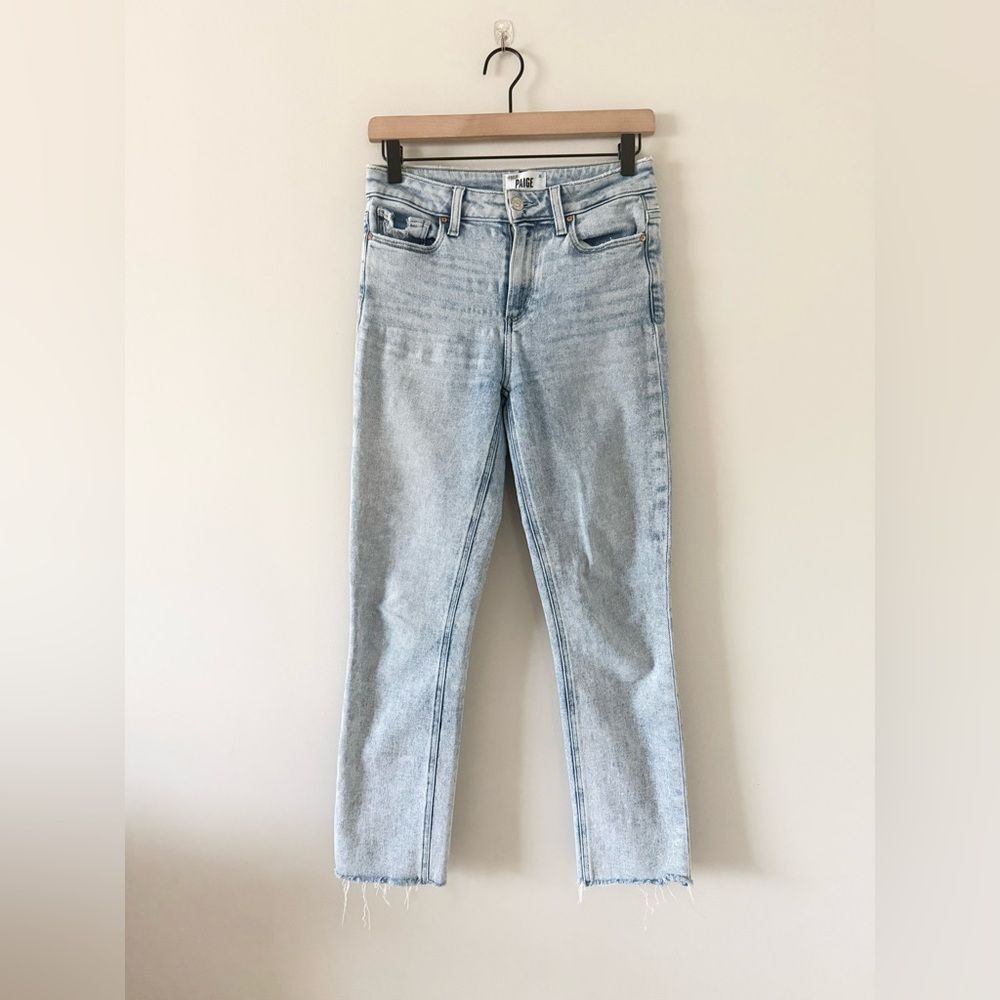 PAIGE Hoxton Slim Straight Leg Jeans in Light Wash Size 26